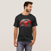 T-shirt Voiture de rouge d'Evo (Devant entier)