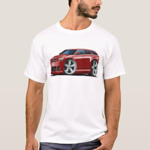 T-shirt Voiture de rouge foncé de magnum de Dodge