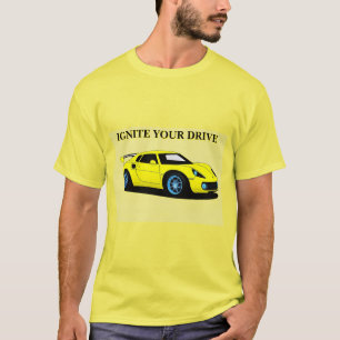 T-shirt Voiture de sport avec design élégant et esthétique