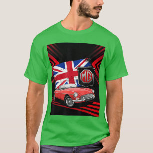 T-shirt Voiture de sport classique britannique MG MGB déca