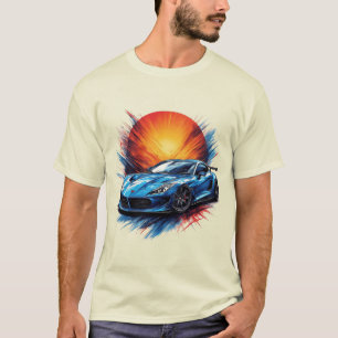T-shirt Voiture de sport dynamique