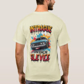 T-shirt Voiture de sport explosive (Dos)