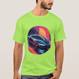 T-shirt Voiture de sport futuriste