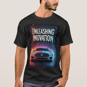T-shirt 🚀 Voiture de sport futuriste libérant l'innovatio