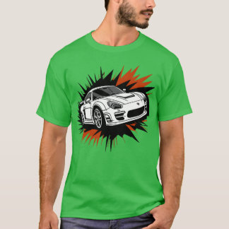 T-shirt Voiture de sport Splash eam voiture de sport garço