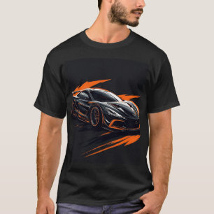 T-shirt Voiture de sport stylisée