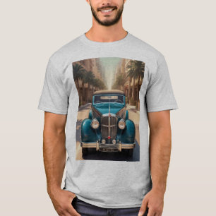 T-SHIRT VOITURE DE STYLE ART DÉCO