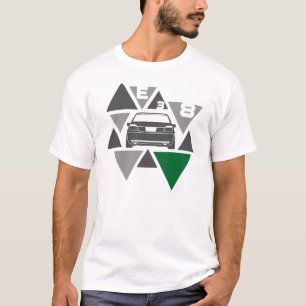 T-shirt Voiture de triangle - E38-
