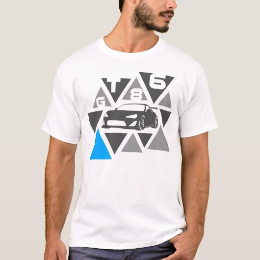 T-shirt Voiture de triangle - GT86- (Devant)