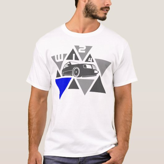 T-shirt Voiture de triangle - W124- (Devant)