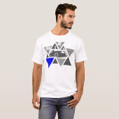 T-shirt Voiture de triangle - W124- (Devant entier)