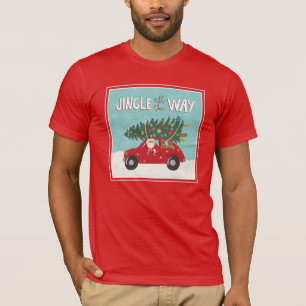 T-shirt Voiture du tintement complètement   Père Noël