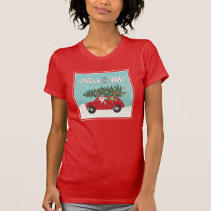 T-shirt Voiture du tintement complètement   Père Noël