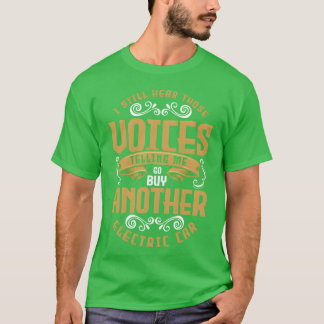 T-shirt Voiture Électrique Caresla Solaire Changement Clim