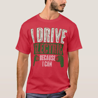 T-shirt Voiture électrique Véhicule électrique Voiture éle
