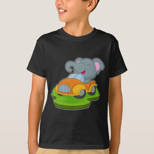 T-shirt Voiture éléphante (Devant)