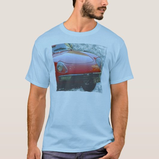 T-shirt Voiture européenne fraîche Alfa Romeo Spider (Devant)