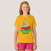 T-shirt Voiture girafe (Devant entier)