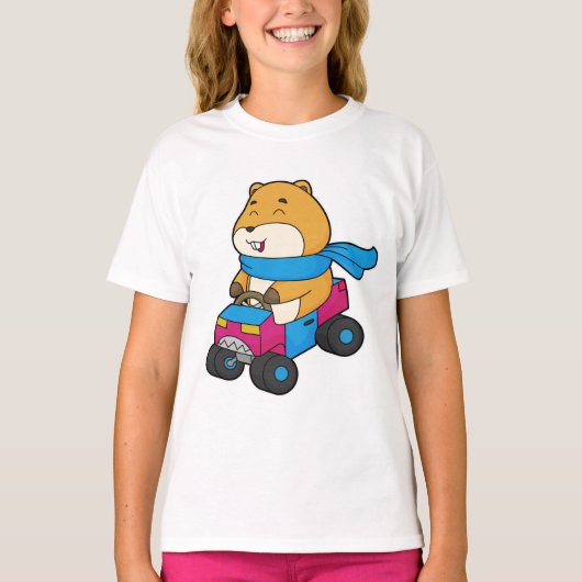 T-shirt Voiture Hamster (Devant)