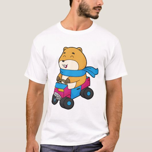 T-shirt Voiture Hamster (Devant)