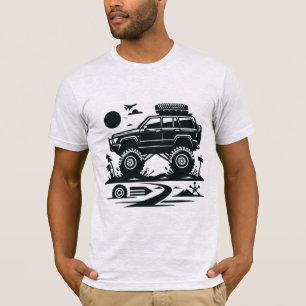 T-shirt Voiture hors route vintage