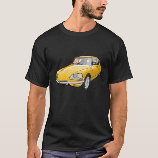 T-shirt voiture jaune (Devant)