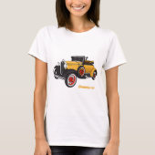 T-shirt Voiture jaune classique 1931 (Devant)