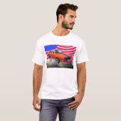 T-shirt Voiture Javlin AMC Drapeau Américain (Devant entier)