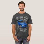 T-shirt Voiture JDM R33 ami (Devant entier)