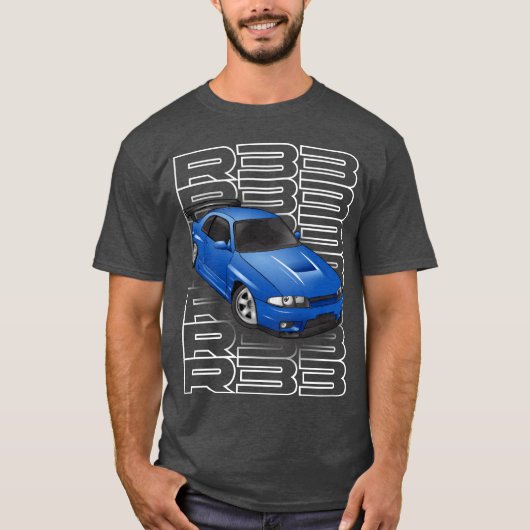 T-shirt Voiture JDM R33 ami (Devant)