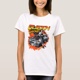 T-shirt Voiture mécanique à dérive Anime - Garage Queen Ar