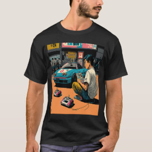 T-shirt Voiture Miniature  Pop Voitures Télécommandées  1