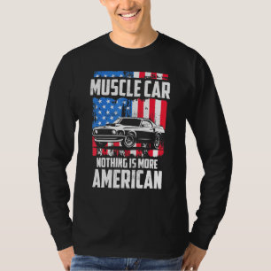 T-shirt Voiture Muscle Classique Rien N'Est Plus Américain