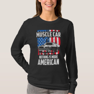 T-shirt Voiture Muscle Classique Rien N'Est Plus Américain