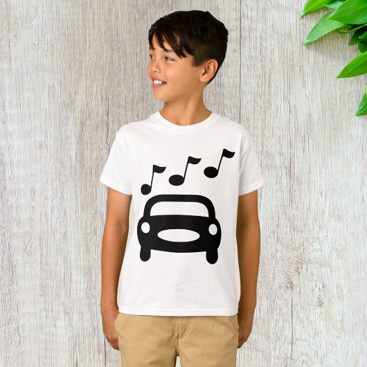 T-shirt Voiture musicale