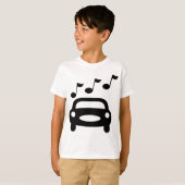 T-shirt Voiture musicale (Devant entier)