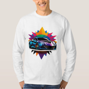 T-shirt Voiture néon