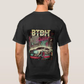 T-shirt Voiture Neon Grunge (Dos)