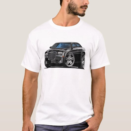 T-shirt Voiture noire de Chrysler 300 (Devant)
