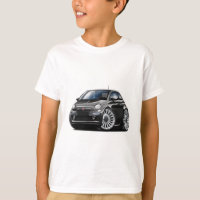Voiture noire de Fiat 500