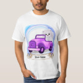 T-shirt Voiture Perse Chat (Devant)