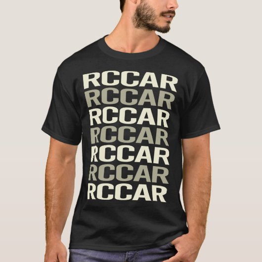 T-shirt Voiture RC Texte Blanc (Devant)
