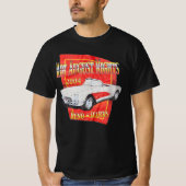 T-shirt Voiture rétro jusqu'aux nuits d'août (Devant)