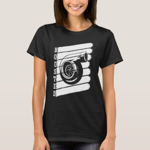 T-shirt Voiture Rétro Turbo Boost Boosté Turbocompresseur