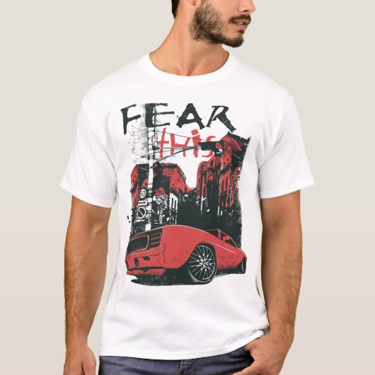 T-shirt voiture rouge (Devant)