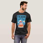 T-shirt Voiture rouge voyage Team Road (Devant entier)