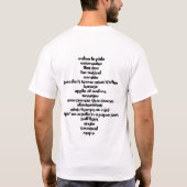 T-SHIRT VOITURE SOLIDES SOLUBLES (Dos)