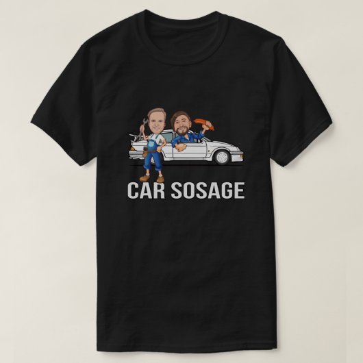 T-shirt Voiture sosage voiture sosage age age age 1e1 fs (Design devant)