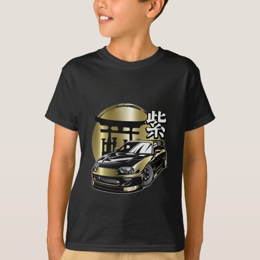 T-shirt Voiture Supra Mk 4 Golden Drift (Devant)