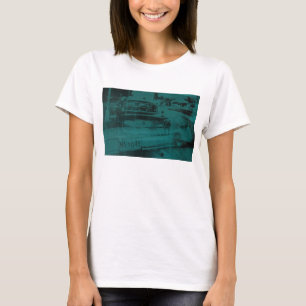 T-shirt Voiture verte abstraite